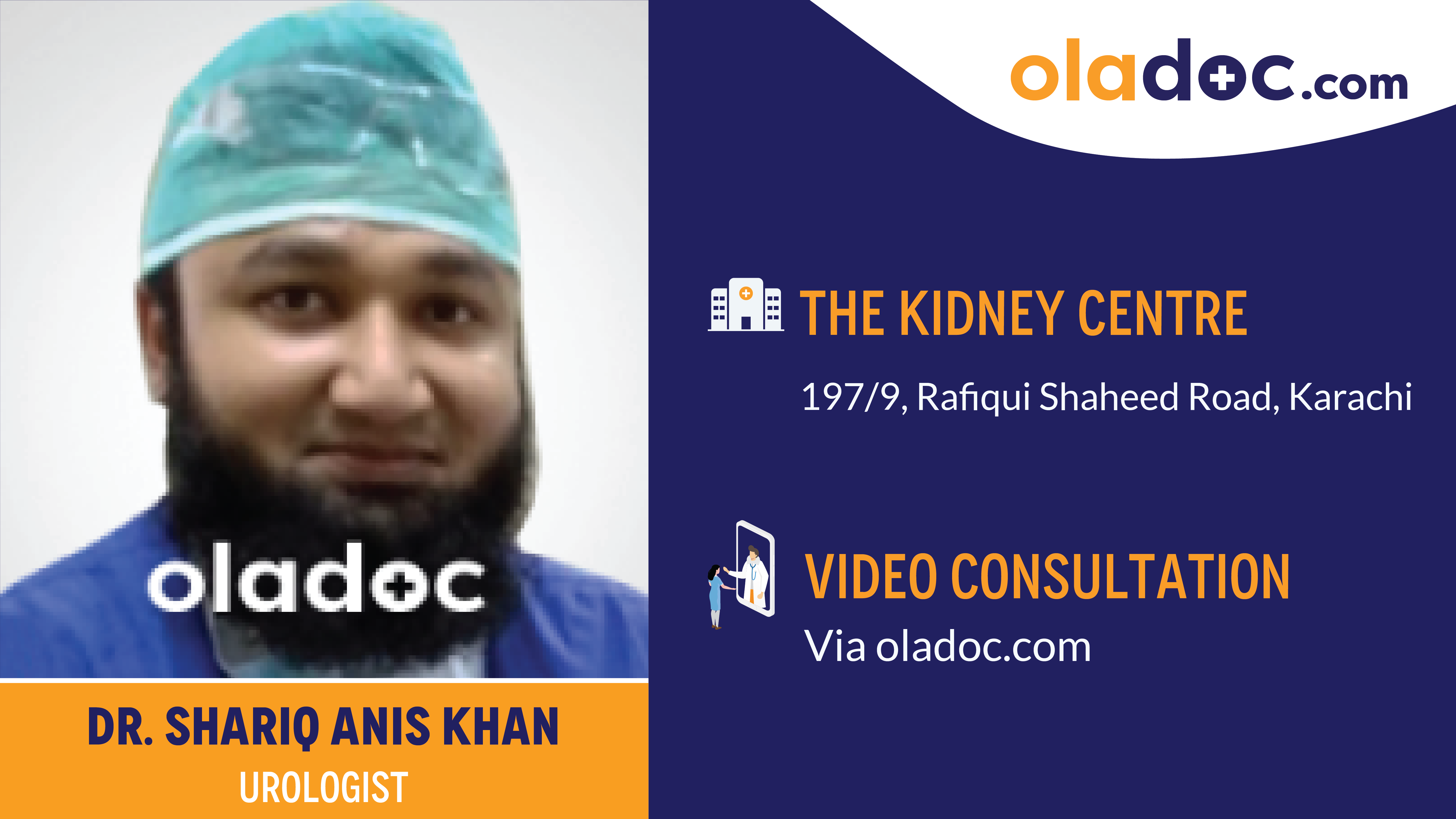 Practice locations of Dr.Shariq Anis Khan
